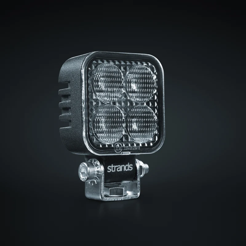 Faro da lavoro Strands Unity Micro da 10W con luce di retromarcia omologata da 2 pollici.