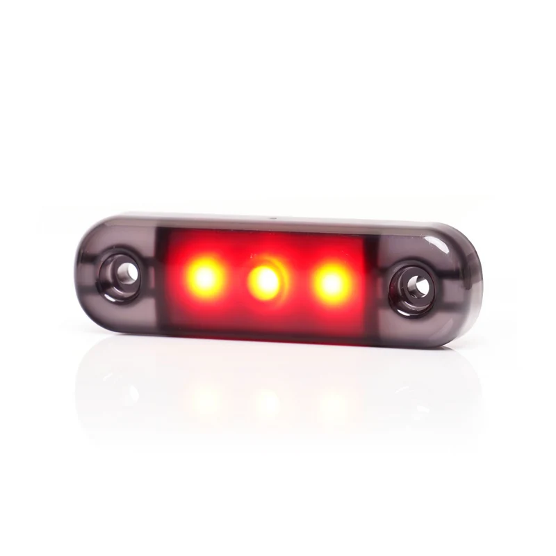 Luce di posizione nera fumé WAS / Lente super scura / 3 LED