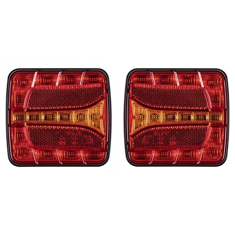 Luci a LED quadrate di piccole dimensioni per rimorchio / Set da 2