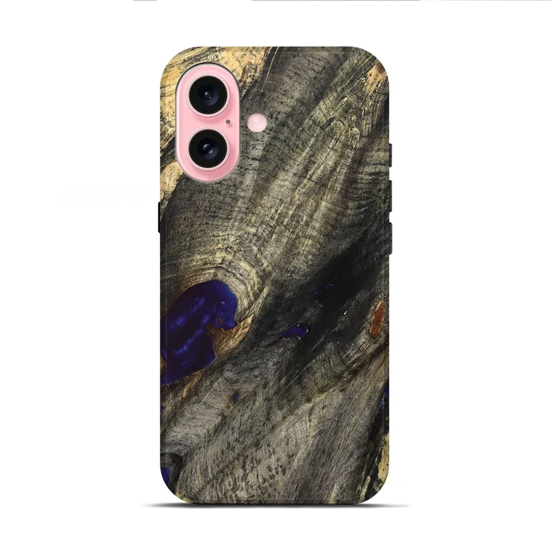 iPhone 16 Wood Live Edge Phone Case - Rilla (Solid Wood, 830275)