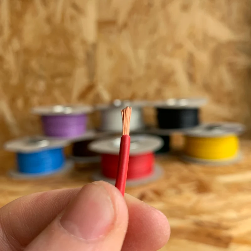 Cavo per auto unipolare da 2 mm² - Parete sottile / Bobina da 50 metri