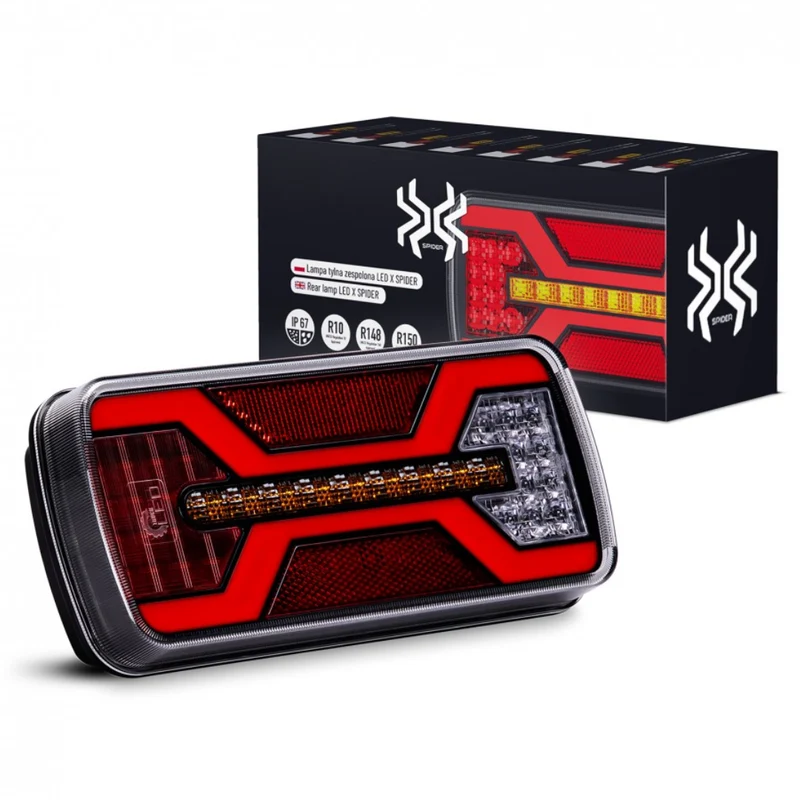 Fanale posteriore a LED X-Spider
