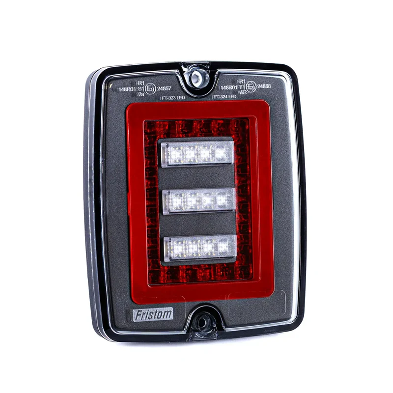 Faro Fristom FT-324 con luce posteriore, retromarcia e fendinebbia.