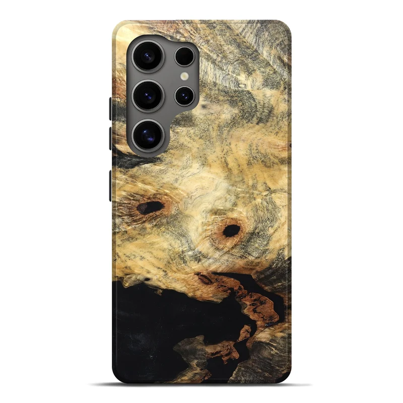 Galaxy S25 Ultra Wood Live Edge Phone Case - Kristin (Solid Wood, 830274)