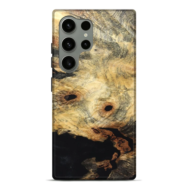 Galaxy S24 Ultra Wood Live Edge Phone Case - Kristin (Solid Wood, 830274)