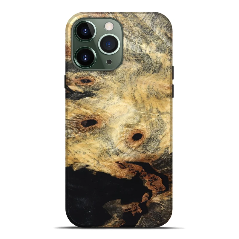 iPhone 13 Pro Max Wood Live Edge Phone Case - Kristin (Solid Wood, 830274)