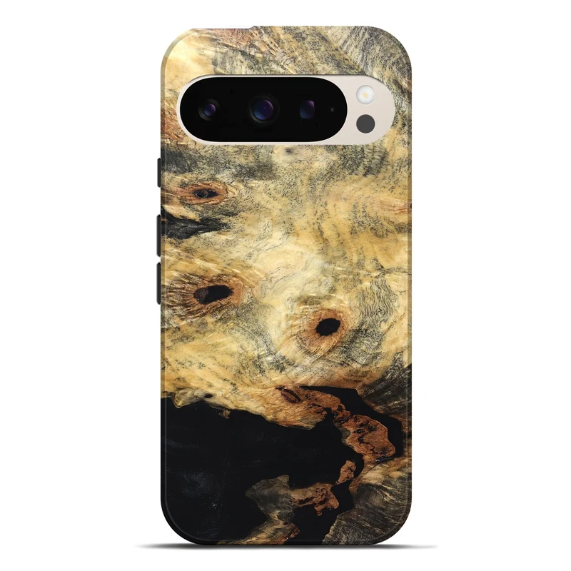 Pixel 9 Pro XL Wood Live Edge Phone Case - Kristin (Solid Wood, 830274)