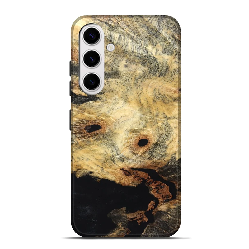 Galaxy S25 Plus Wood Live Edge Phone Case - Kristin (Solid Wood, 830274)
