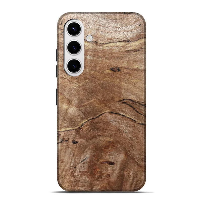 Galaxy S25 Plus Wood Live Edge Phone Case - Tobias (Solid Wood, 830269)