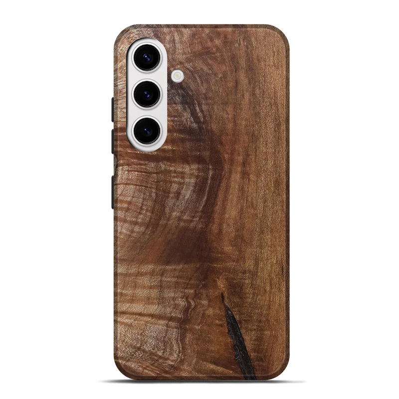 Galaxy S25 Plus Wood Live Edge Phone Case - Amiri (Solid Wood, 830265)
