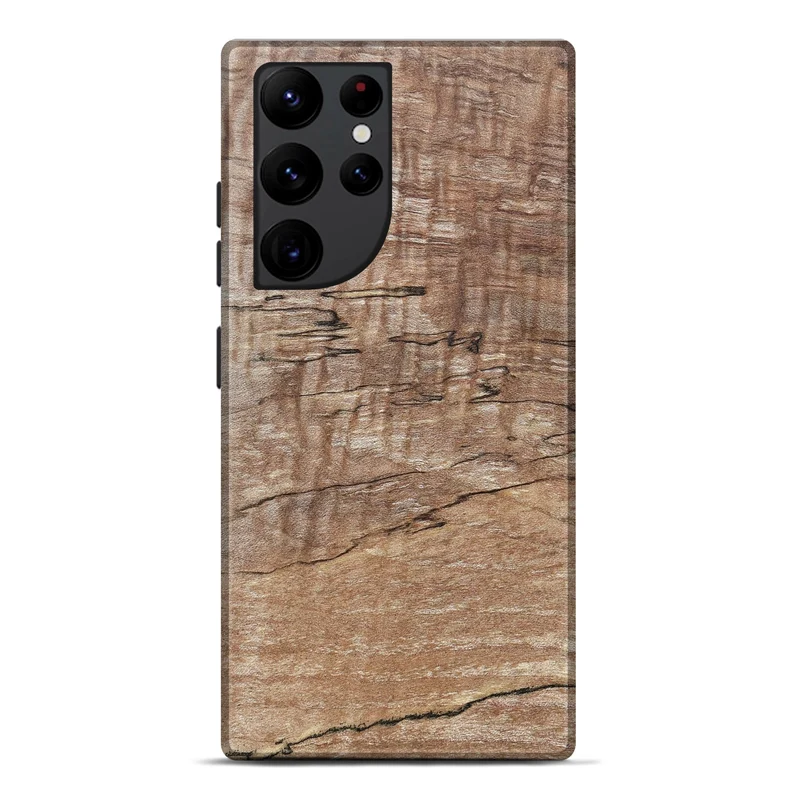 Galaxy S22 Ultra Wood Live Edge Phone Case - Kelsi (Solid Wood, 830261)