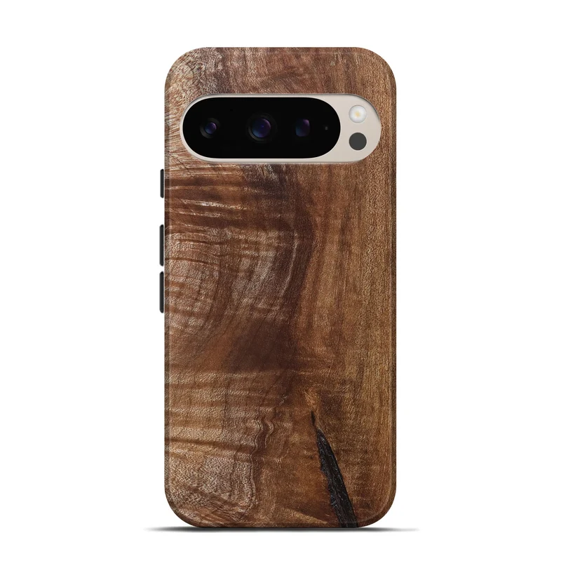 Pixel 9 Wood Live Edge Phone Case - Amiri (Solid Wood, 830265)