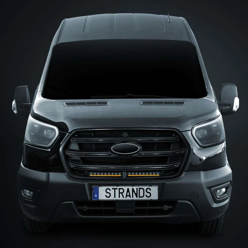 Kit griglia barra luminosa Strands Twin D-Line da 10" per Ford Transit 2019-