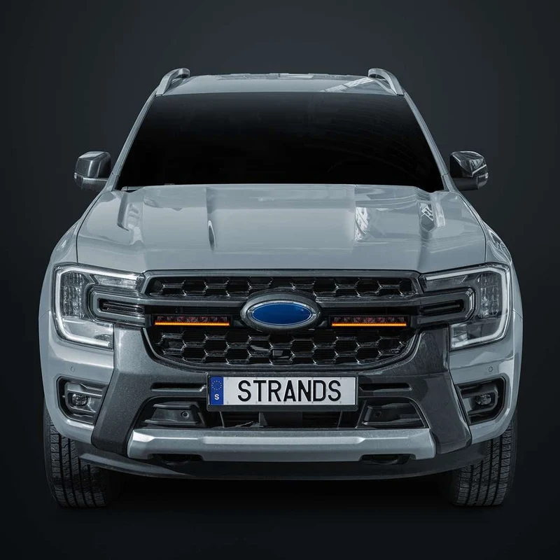 Kit griglia barra luminosa Firefly Strands Twin da 10" per Ford Ranger Wildtrack 2023-
