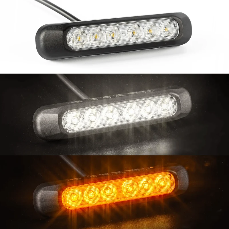 Luce di posizione anteriore compatta a LED Fristom FT-331 e indicatore di direzione