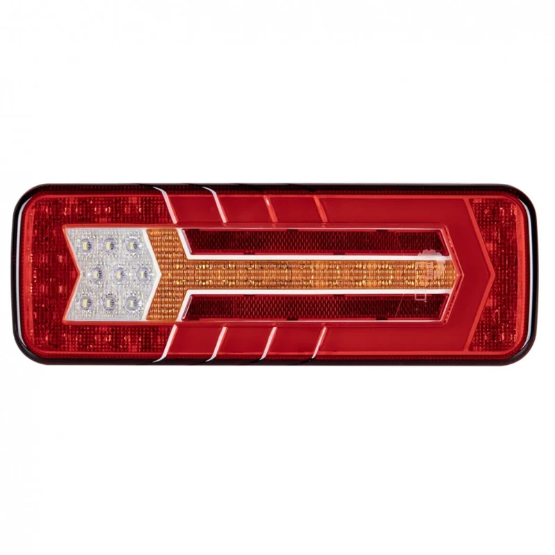 Fanale posteriore a LED con indicatore dinamico, stop, fanale posteriore, fendinebbia, retromarcia e catarifrangente