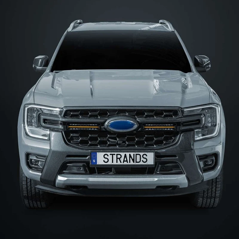 Kit griglia doppia barra luminosa XPA Strands da 12" per Ford Ranger Wildtrack 2023-