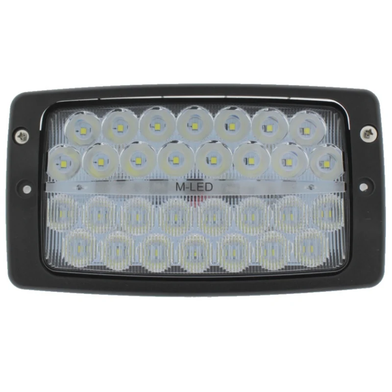 Faro da lavoro rettangolare per cabina di trattore con fascio combinato flood e spot / 90 W