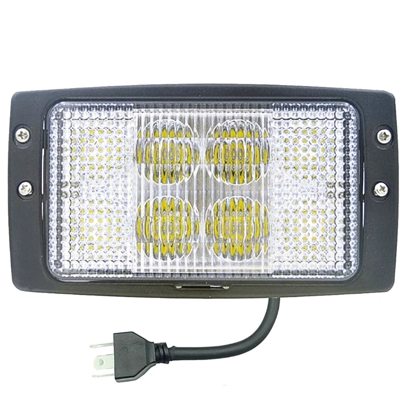 Luce rettangolare per cabina trattore con abbaglianti e anabbaglianti / 40W