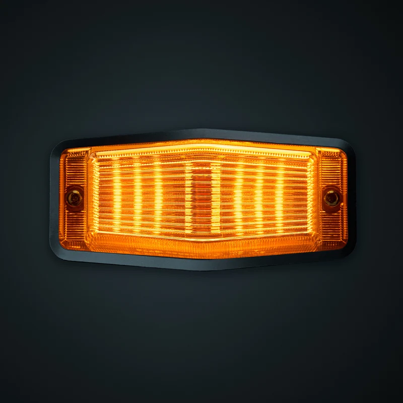 Lampada a LED Strands a doppio bruciatore con strobo e lente ambrata