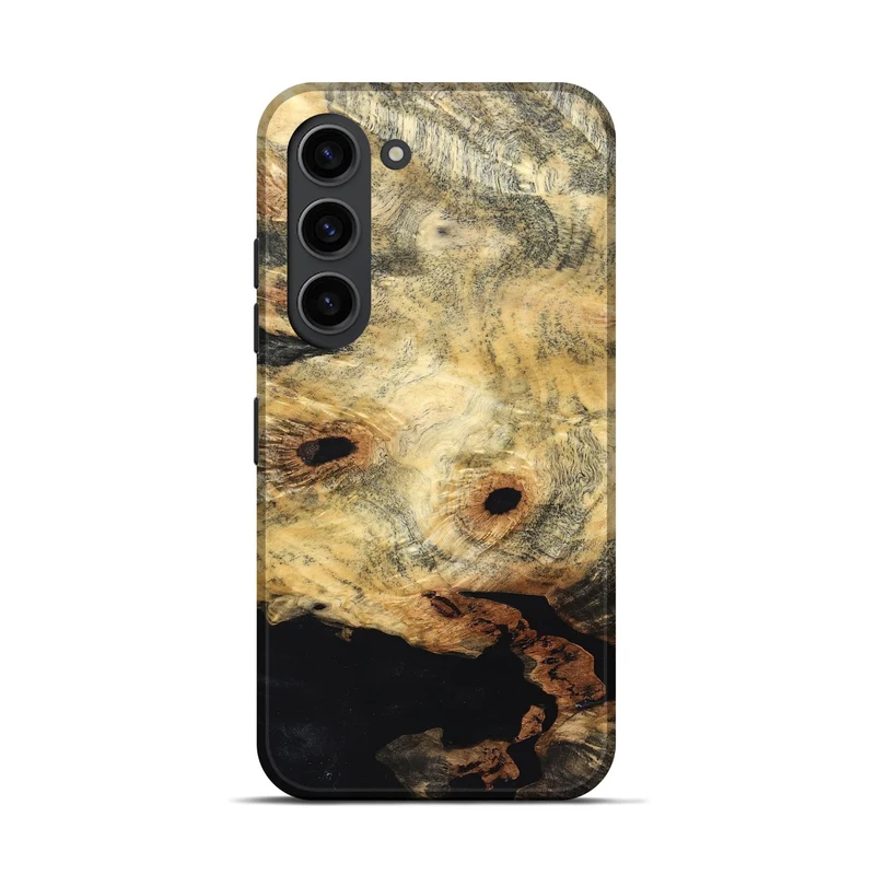 Galaxy S23 Wood Live Edge Phone Case - Kristin (Solid Wood, 830274)