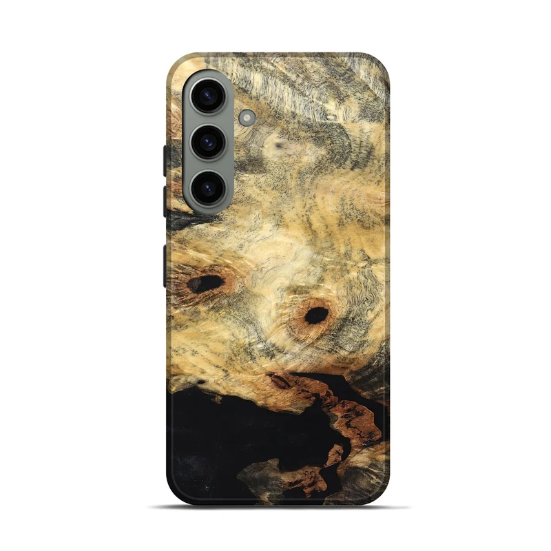 Galaxy S24 Wood Live Edge Phone Case - Kristin (Solid Wood, 830274)