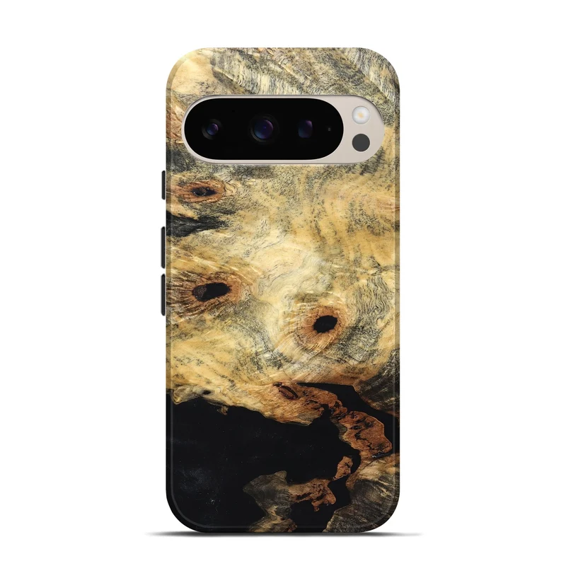 Pixel 9 Pro Wood Live Edge Phone Case - Kristin (Solid Wood, 830274)