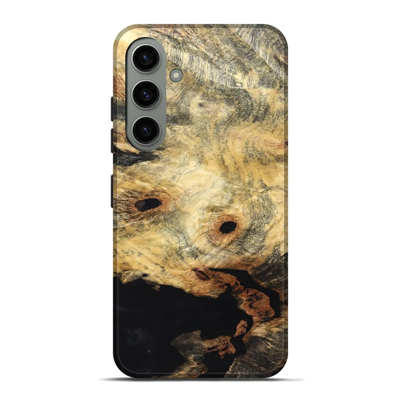 Galaxy S24 Plus Wood Live Edge Phone Case - Kristin (Solid Wood, 830274)
