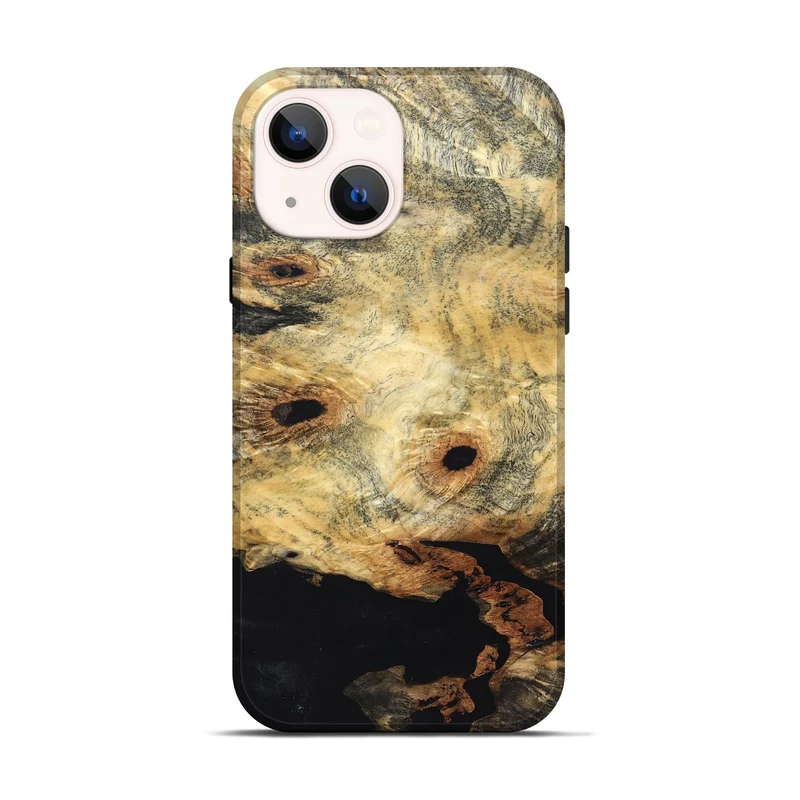 iPhone 13 Wood Live Edge Phone Case - Kristin (Solid Wood, 830274)