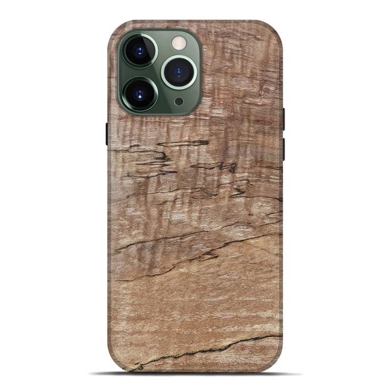 iPhone 13 Pro Max Wood Live Edge Phone Case - Kelsi (Solid Wood, 830261)