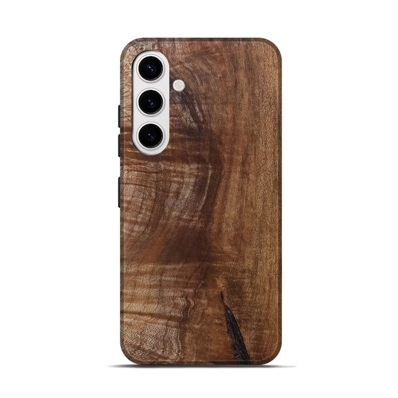 Galaxy S25 Wood Live Edge Phone Case - Amiri (Solid Wood, 830265)