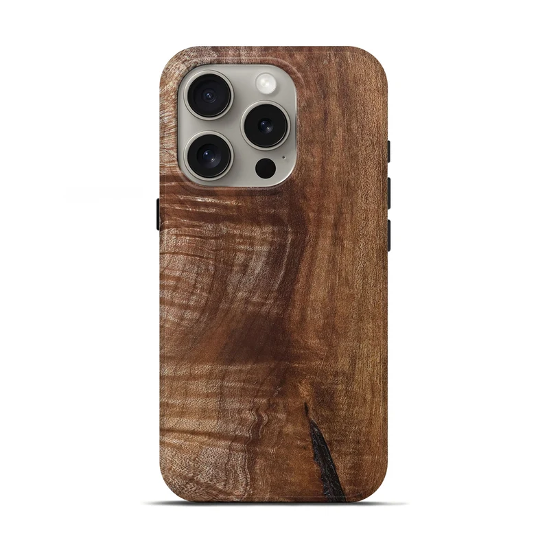 iPhone 16 Pro Wood Live Edge Phone Case - Amiri (Solid Wood, 830265)