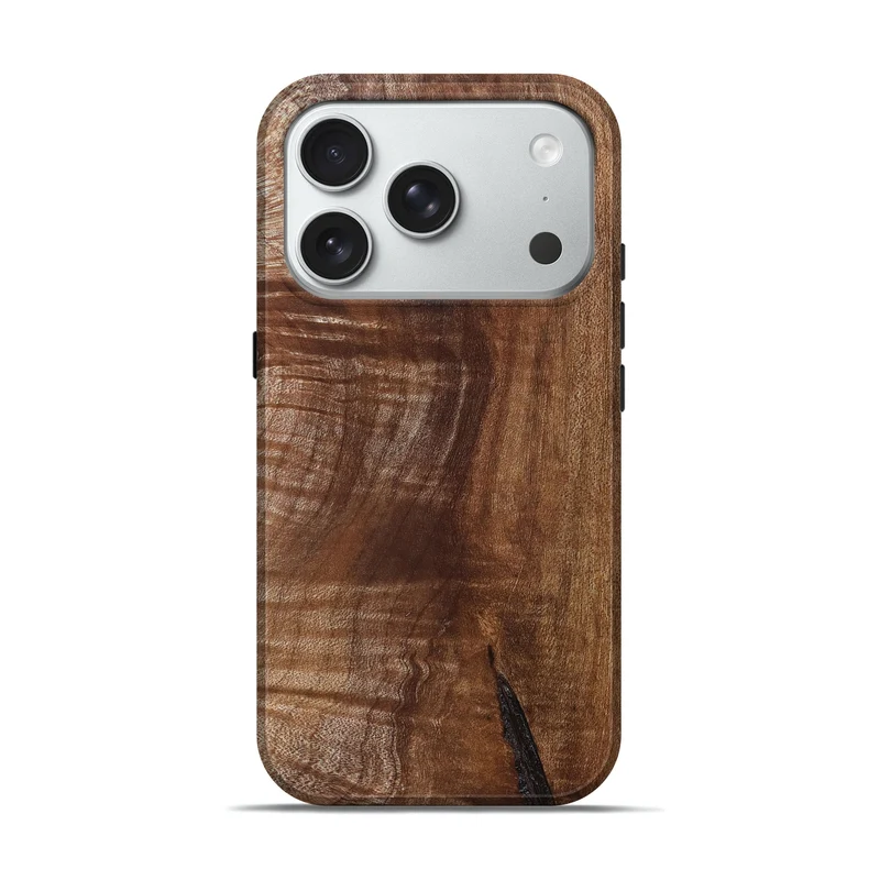 iPhone 18 Pro Wood Live Edge Phone Case - Amiri (Solid Wood, 830265)