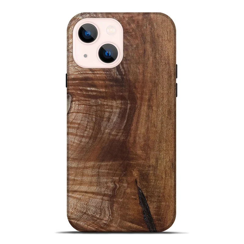 iPhone 14 Plus Wood Live Edge Phone Case - Amiri (Solid Wood, 830265)