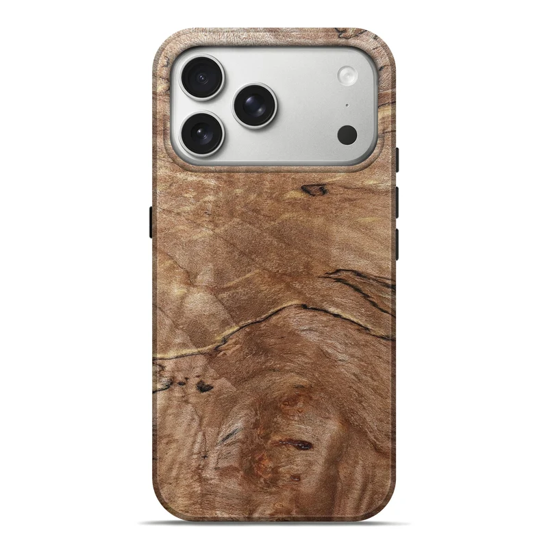 iPhone 17 Pro Max Wood Live Edge Phone Case - Tobias (Solid Wood, 830269)