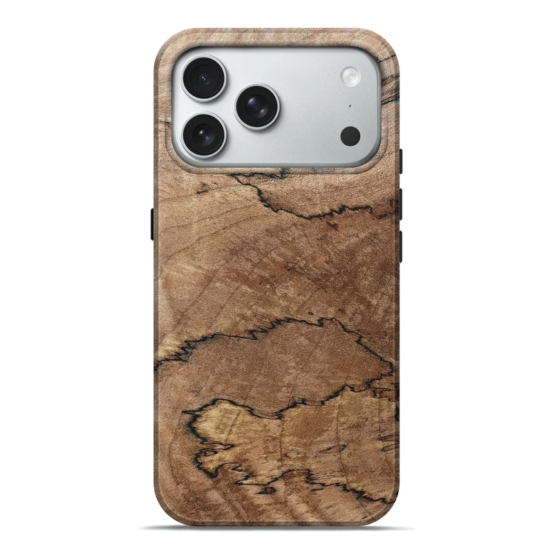 iPhone 18 Pro Max Wood Live Edge Phone Case - Jaxton (Solid Wood, 830260)