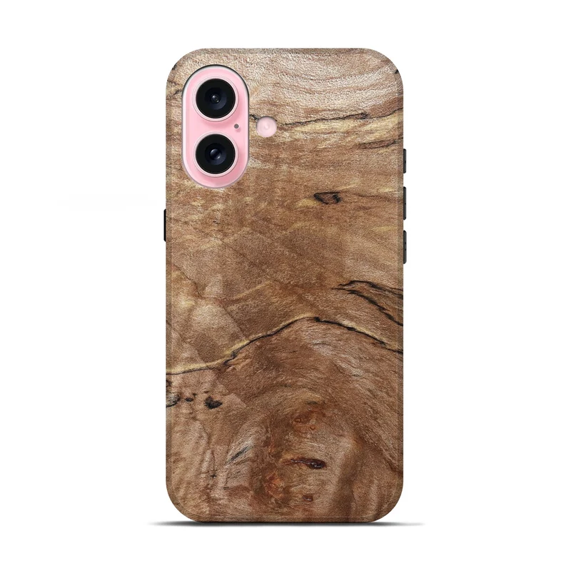 iPhone 17 Wood Live Edge Phone Case - Tobias (Solid Wood, 830269)