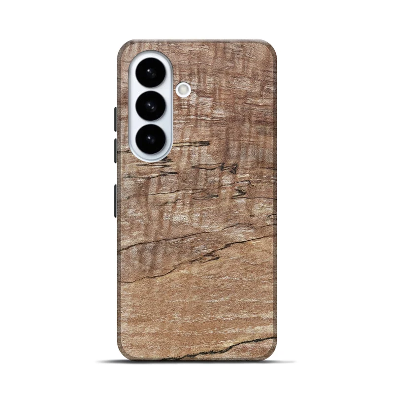 Galaxy S26 Wood Live Edge Phone Case - Kelsi (Solid Wood, 830261)