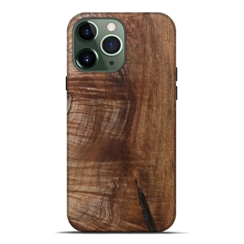iPhone 13 Pro Max Wood Live Edge Phone Case - Amiri (Solid Wood, 830265)