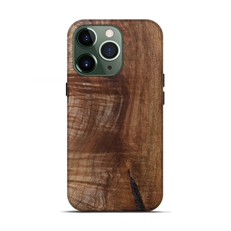 iPhone 13 Pro Wood Live Edge Phone Case - Amiri (Solid Wood, 830265)