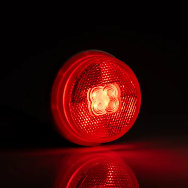 Luci di segnalazione a LED rotonde Fristom con riflettore