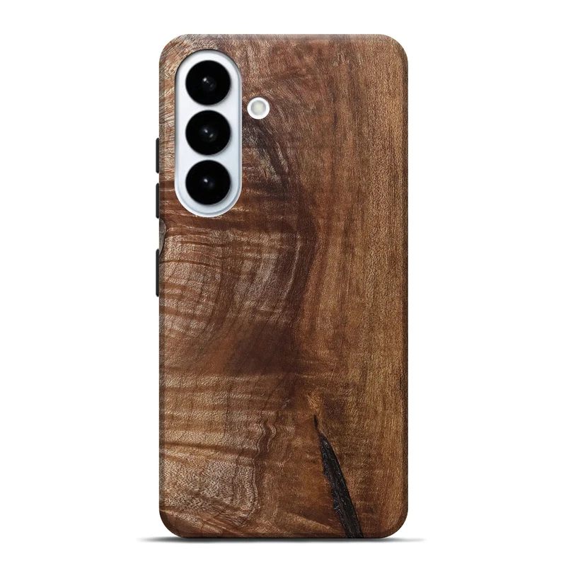 Galaxy S26 Plus Wood Live Edge Phone Case - Amiri (Solid Wood, 830265)