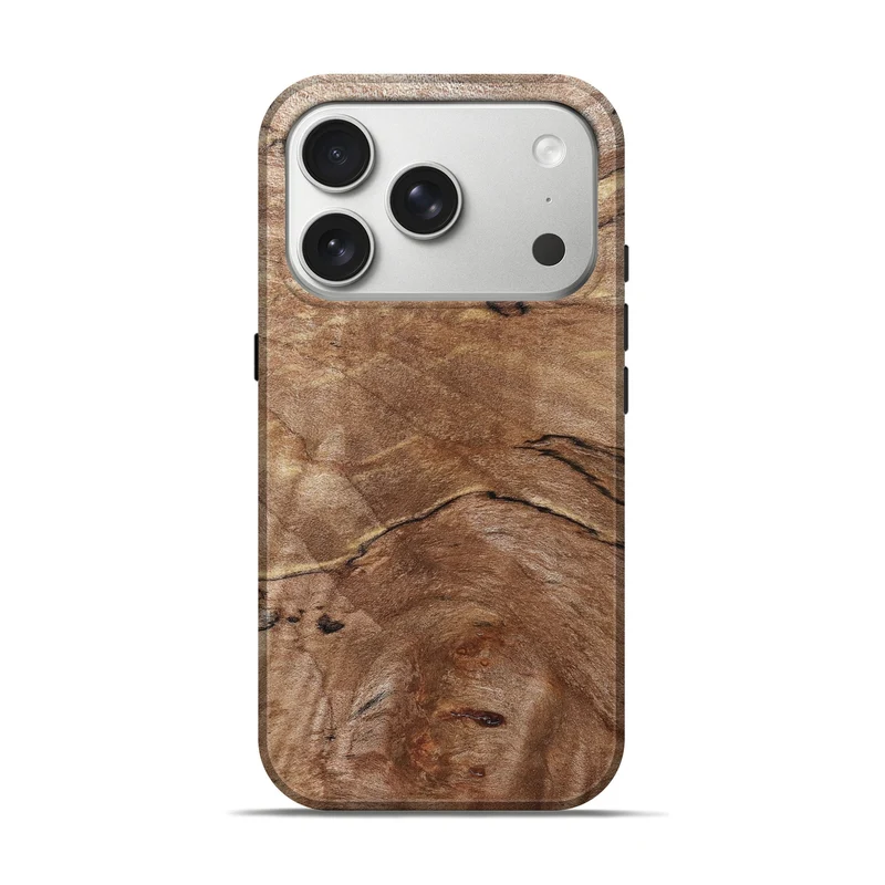 iPhone 17 Pro Wood Live Edge Phone Case - Tobias (Solid Wood, 830269)