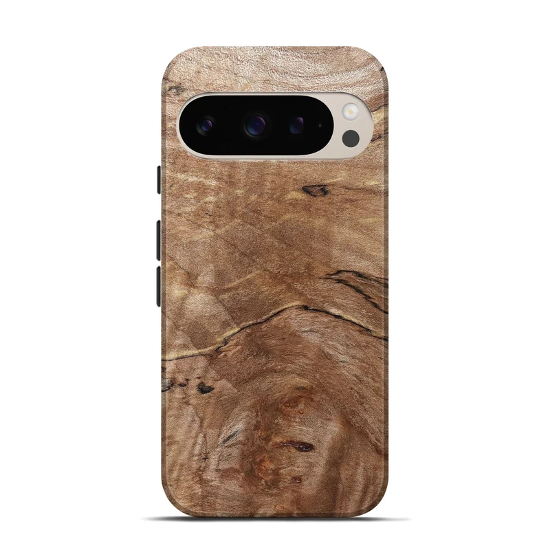 Pixel 9 Pro Wood Live Edge Phone Case - Tobias (Solid Wood, 830269)