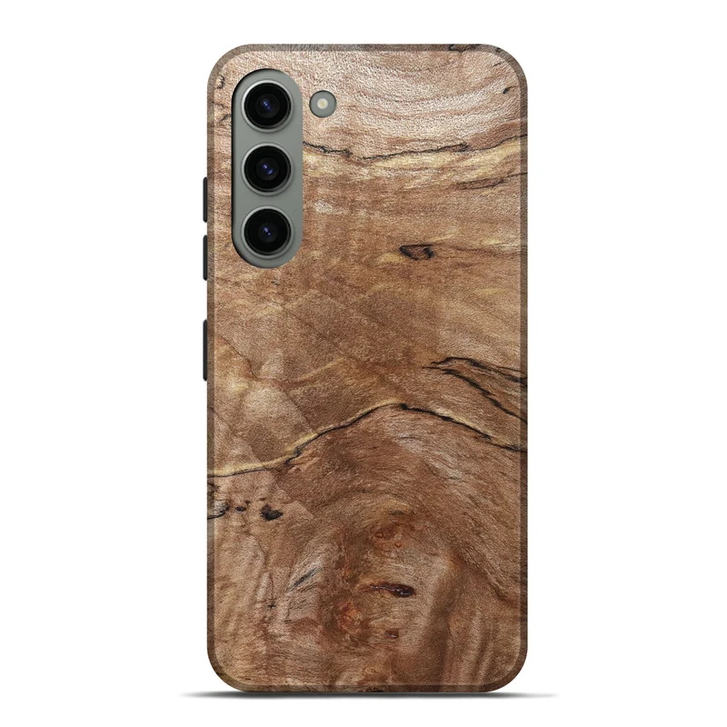 Galaxy S23 Plus Wood Live Edge Phone Case - Tobias (Solid Wood, 830269)