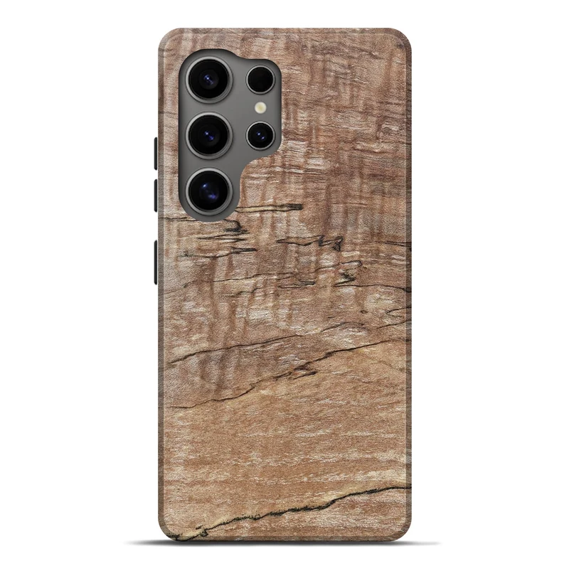 Galaxy S25 Ultra Wood Live Edge Phone Case - Kelsi (Solid Wood, 830261)