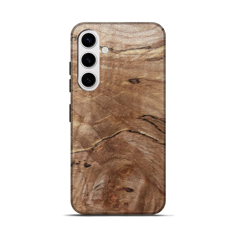 Galaxy S25 Wood Live Edge Phone Case - Tobias (Solid Wood, 830269)