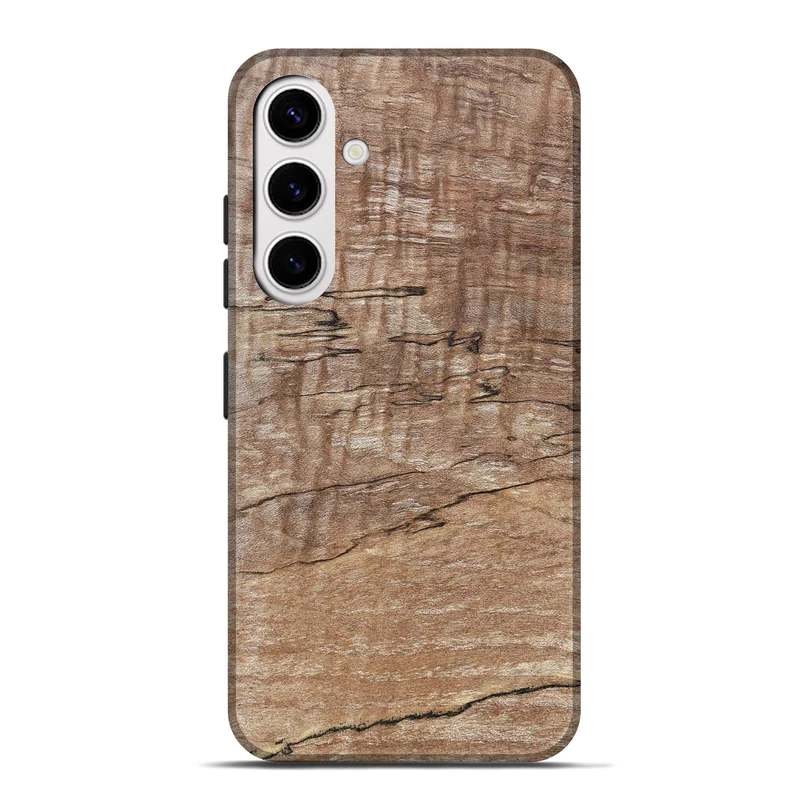 Galaxy S25 Plus Wood Live Edge Phone Case - Kelsi (Solid Wood, 830261)