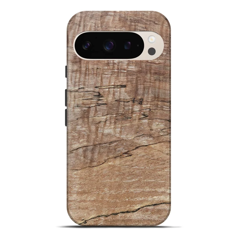 Pixel 9 Pro XL Wood Live Edge Phone Case - Kelsi (Solid Wood, 830261)