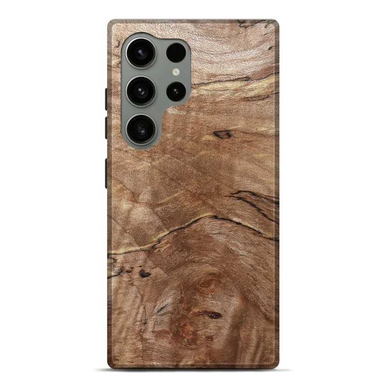 Galaxy S24 Ultra Wood Live Edge Phone Case - Tobias (Solid Wood, 830269)
